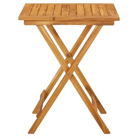 Tuintafel inklapbaar 60x60x75 cm massief acaciahout 4