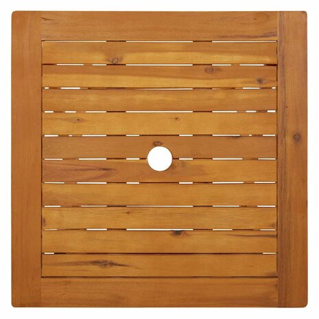 Tuintafel inklapbaar 60x60x75 cm massief acaciahout 7
