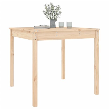 Tuintafel 82,5x82,5x76 cm massief grenenhout 4