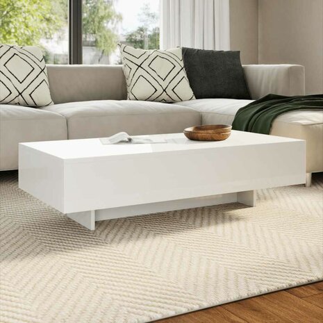 Salontafel hoogglans wit   1