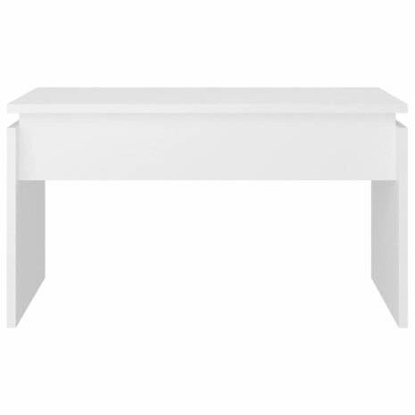 Salontafel 68x50x38 cm bewerkt hout wit 5