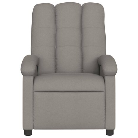 Massagestoel verstelbaar stof taupe 4