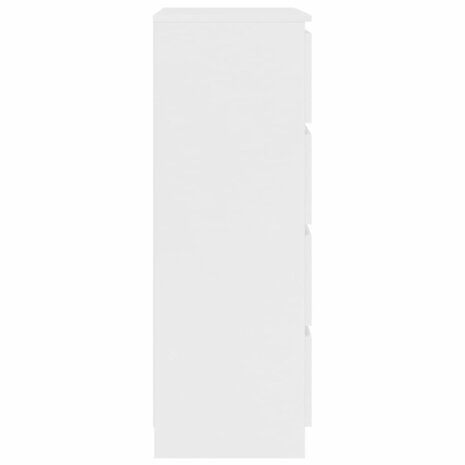 Dressoir 60x35x98,5 cm bewerkt hout wit 5