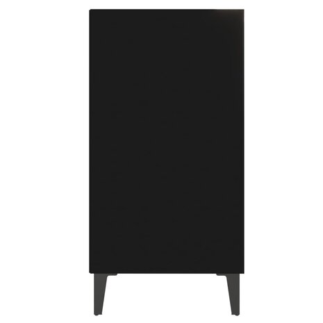 Dressoir 57x35x70 cm bewerkt hout zwart 5