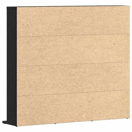 CD-kast 100,5x23x89,5 cm bewerkt hout zwart eikenkleurig 7