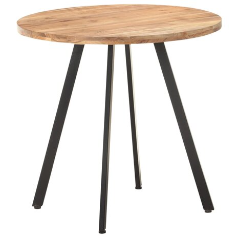 Eettafel 80 cm massief acaciahout 6