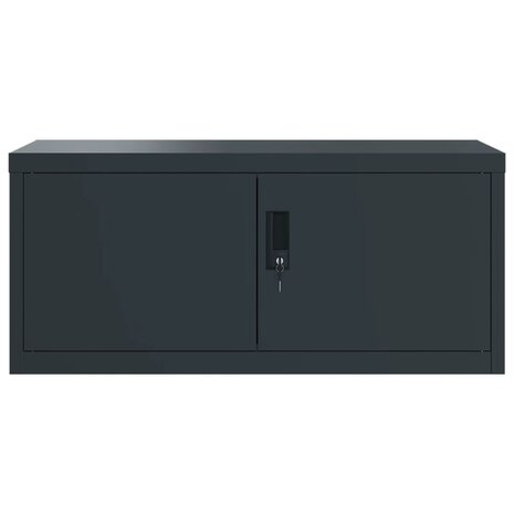 Archiefkast 90x40x145 cm staal antracietkleurig 4
