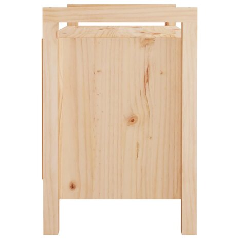 Halbankje 80x40x60 cm massief grenenhout 5