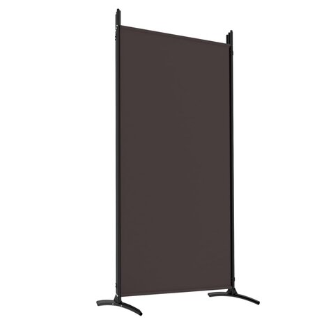 Kamerscherm met 5 panelen 433x180 cm stof bruin 6