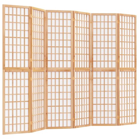 Kamerscherm inklapbaar 6 panelen Japanse stijl 240x170 cm 2