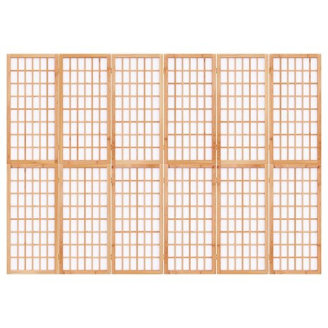 Kamerscherm inklapbaar 6 panelen Japanse stijl 240x170 cm 3