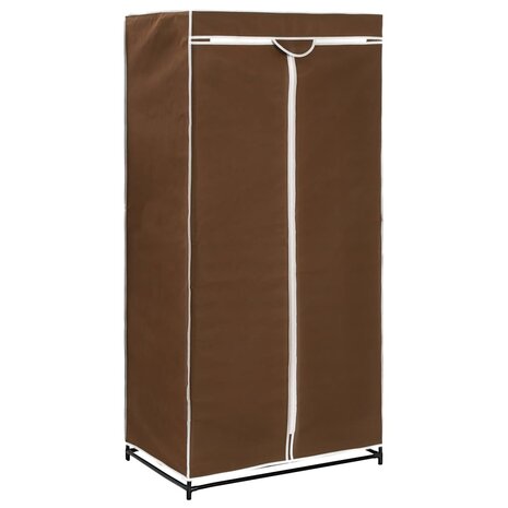 Kledingkasten 2 st 75x50x160 cm bruin 3