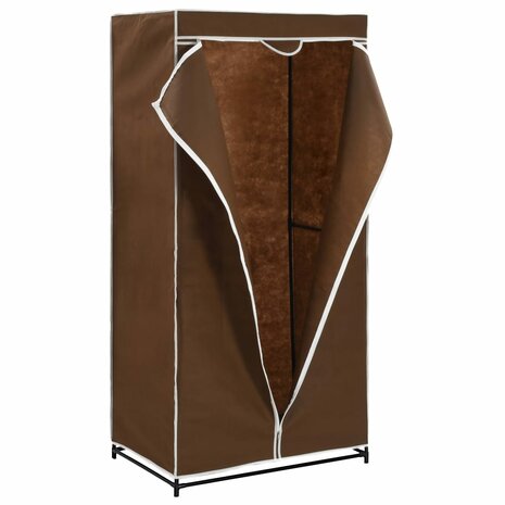 Kledingkasten 2 st 75x50x160 cm bruin 4