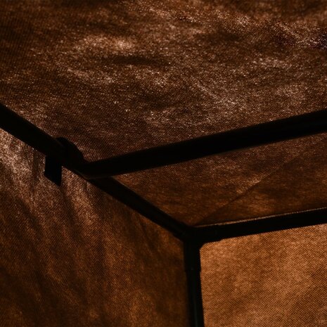 Kledingkasten 2 st 75x50x160 cm bruin 8
