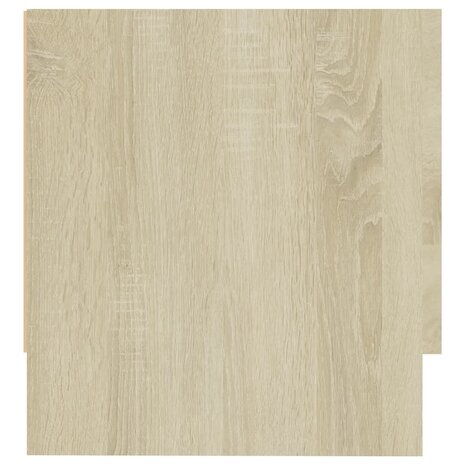 Kledingkast 100x32,5x35 cm bewerkt hout sonoma eikenkleurig 4