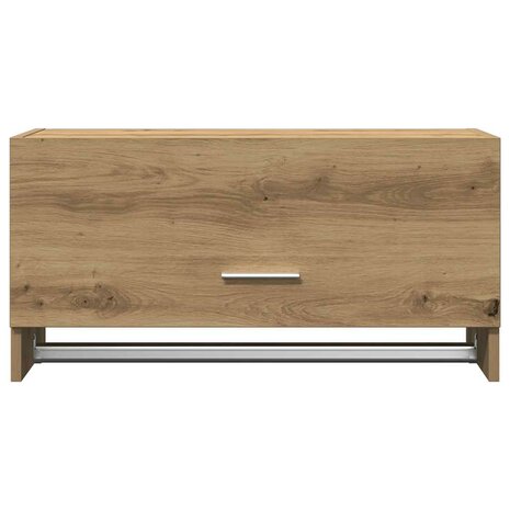 Kledingkast 70x32,5x35 cm bewerkt hout artisanaal eikenkleur 4