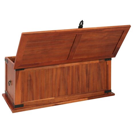 Opbergkist 90x45x40 cm massief acaciahout 8