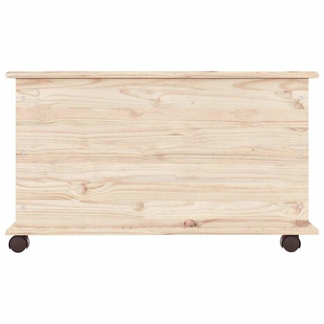 Opbergkist met wielen ALTA 73x39,5x43 cm massief grenenhout 5