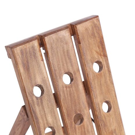 Wijnrek voor 15 flessen 26x50x70 cm massief mahoniehout 7
