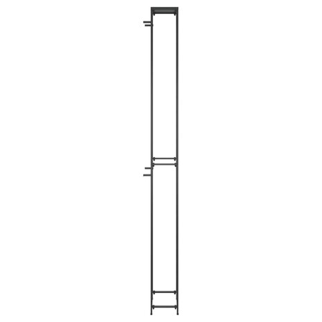 Wijnrek voor 57 flessen 34x18x200 cm smeedijzer zwart 4