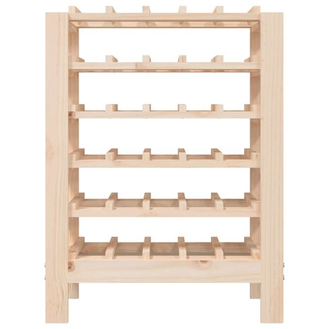Wijnrek 61,5x30x82 cm massief grenenhout 5