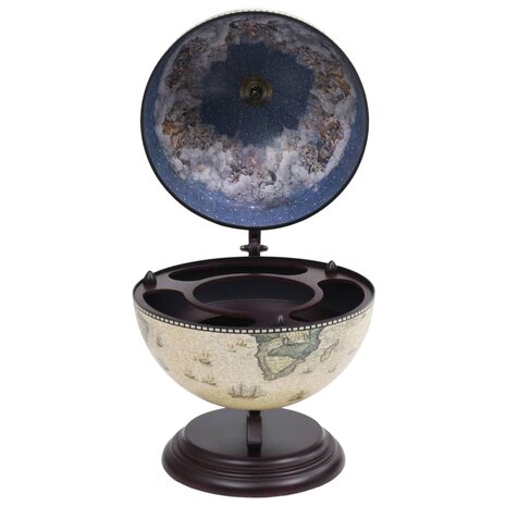 Globebar tafelmodel eucalyptushout groen 4