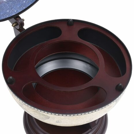Globebar tafelmodel eucalyptushout groen 6