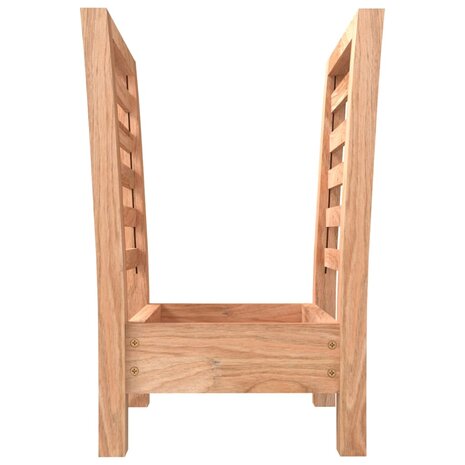Tijdschriftenrek 40x26,5x38,5 cm massief walnotenhout 4
