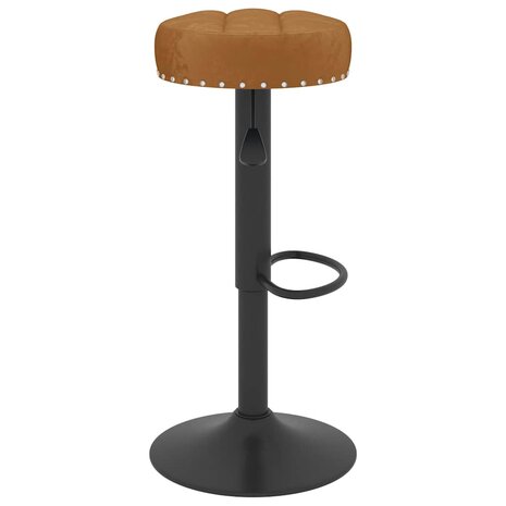 Barkrukken 2 st fluweel bruin 5