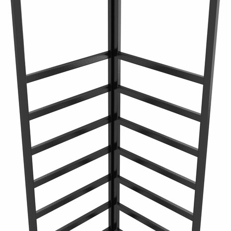 Prieel met LED-lichtslinger 4x3x2,7 m wit 7