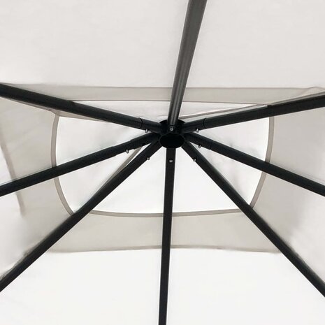 Prieel 160 g/m² 3x3x2,6 m crèmekleurig 3