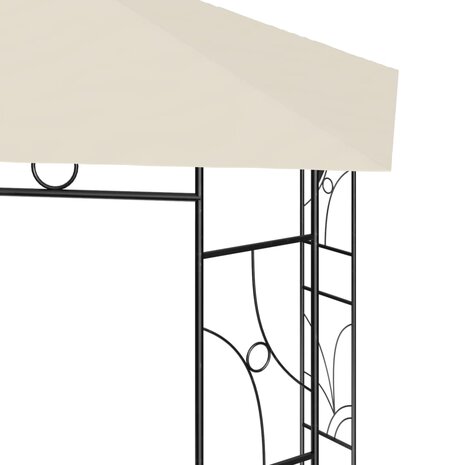 Prieel 160 g/m² 4x3x2,7 m crèmekleurig 4