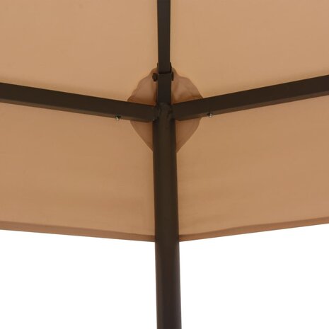 Tuinprieel 323x265 cm hexagonaal beige 3