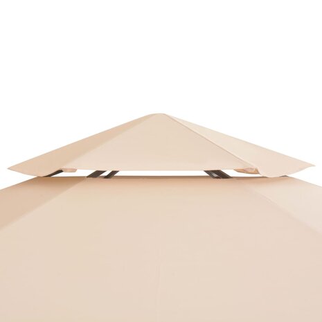 Tuinprieel 323x265 cm hexagonaal beige 5