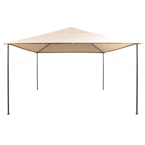 Prieel 4x4 m staal beige   2