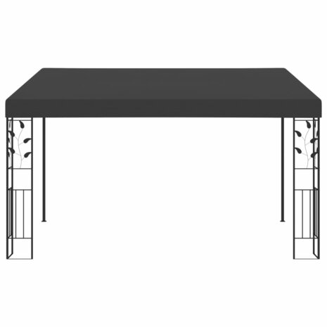Wandprieel 4x3x2,5 m antraciet 2