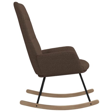 Schommelstoel stof taupe 4