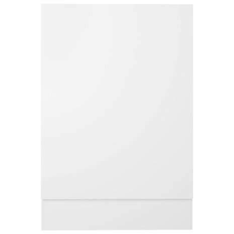 Vaatwasserpaneel 45x3x67 cm bewerkt hout wit 4