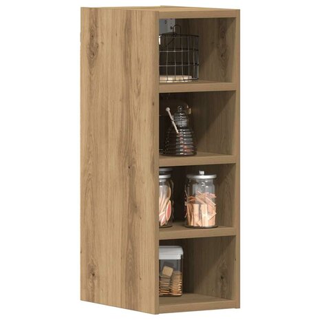 Hangkast 20x29,5x60 cm bewerkt hout artisanaal eikenkleur 1