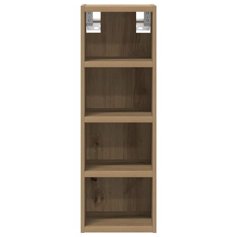 Hangkast 20x29,5x60 cm bewerkt hout artisanaal eikenkleur 4