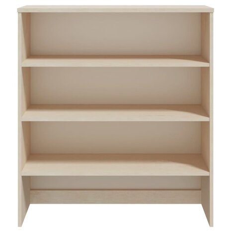 Opzetkast HAMAR 90x30x100 cm massief grenenhout honingbruin 3