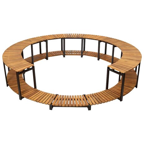Spa-ombouw 273x53 cm massief acaciahout 5