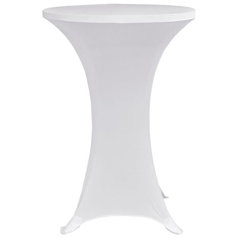 Statafelhoes 4 st stretch Ø60 cm wit 4