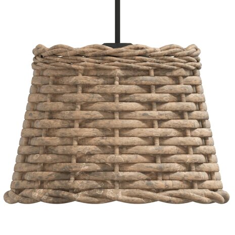 Plafondlampenkap Ø20x15 cm wicker bruin 4