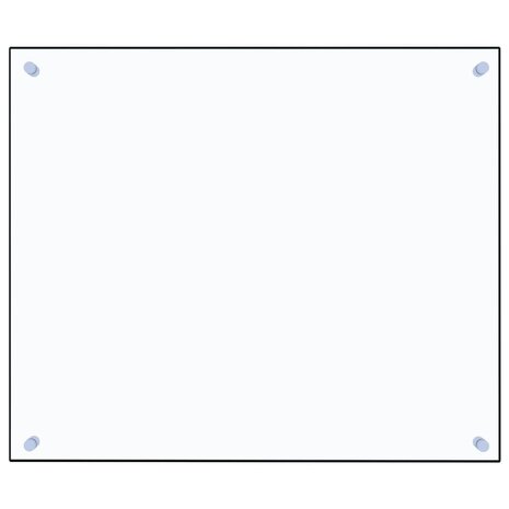 Spatscherm keuken 70x60 cm gehard glas transparant 2