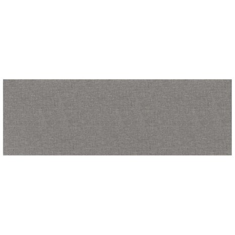 Wandpanelen 12 st 3,24 m² 90x30 cm stof lichtgrijs 3