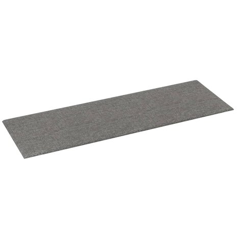 Wandpanelen 12 st 3,24 m² 90x30 cm stof lichtgrijs 4