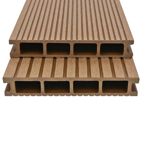 Terrasplanken HKC met accessoires 10 m² 4 m teak  2
