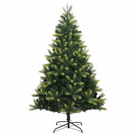 Kunstkerstboom met scharnieren en standaard 120 cm 2