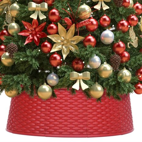 Kerstboomrok Ø65x19,5 cm rood 1